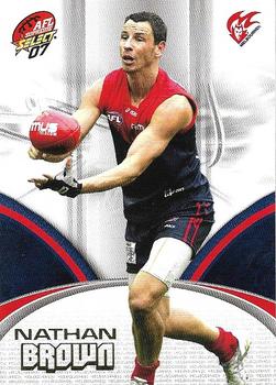 2007 Select AFL Supreme #114 Nathan Brown Front